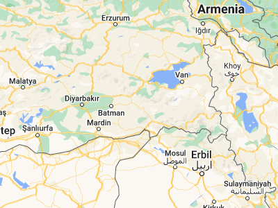 Map showing location of Aydınlar (37.94911, 42.0121)