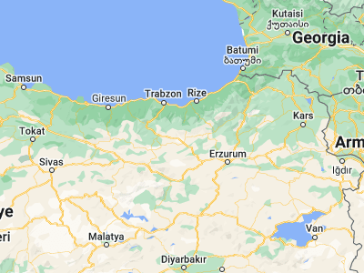 Map showing location of Aydıntepe (40.38944, 40.1506)