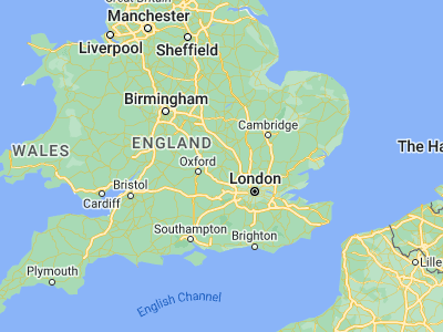 Map showing location of Aylesbury (51.81665, -0.81458)