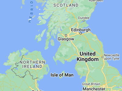 Map showing location of Ayr (55.46273, -4.63393)