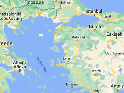 Map showing location of Ayvalık (39.31905, 26.6954)
