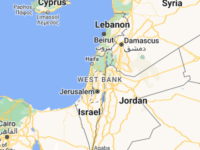 Map showing location of Az Zabābidah (32.38665, 35.32411)