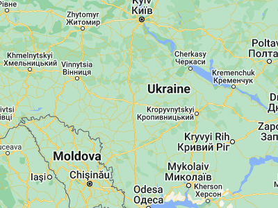 Map showing location of Babanka (48.70971, 30.44827)
