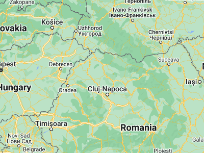 Map showing location of Băbeni (47.3, 23.4)