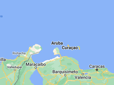 Map showing location of Babijn (12.53333, -69.98333)