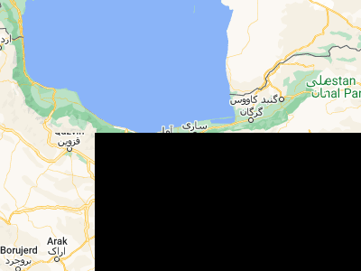 Map showing location of Bābol (36.55132, 52.67895)