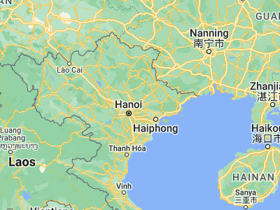 Map showing location of Bắc Giang (21.27307, 106.1946)