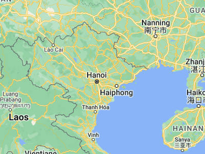 Map showing location of Bắc Ninh (21.18608, 106.07632)