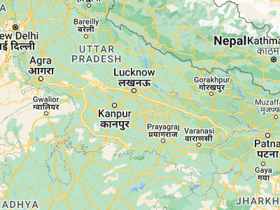 Map showing location of Bachhrāwān (26.47082, 81.11528)