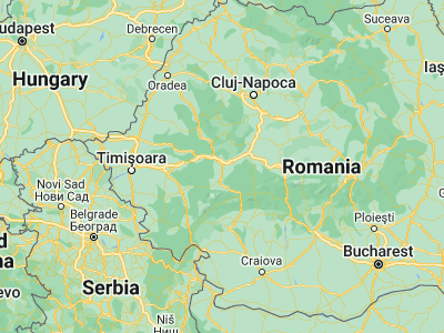 Map showing location of Băcia (45.8, 23.01667)