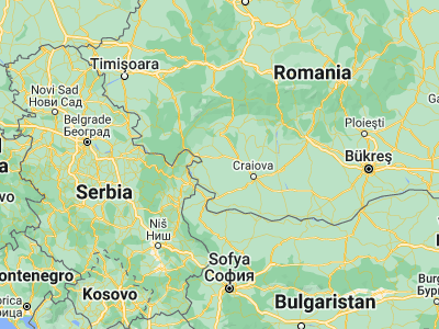 Map showing location of Bâcleşu (44.48333, 23.13333)