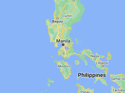 Map showing location of Bacoor (14.45903, 120.92903)