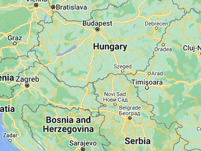 Map showing location of Bácsbokod (46.125, 19.15621)