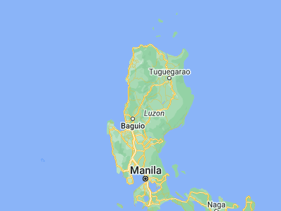 Map showing location of Baculongan (16.8, 120.8333)