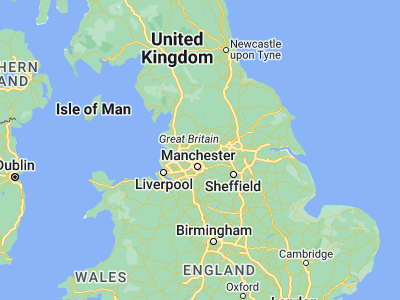 Map showing location of Bacup (53.70336, -2.2007)