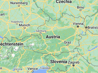 Map showing location of Bad Aussee (47.60998, 13.78243)