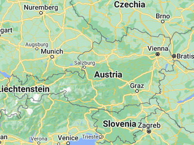 Map showing location of Bad Goisern (47.64252, 13.61609)