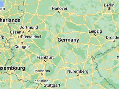Map showing location of Bad Hersfeld (50.87197, 9.70891)