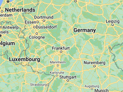 Map showing location of Bad Nauheim (50.36463, 8.73859)