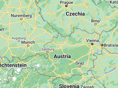 Map showing location of Bad Schallerbach (48.22999, 13.91925)