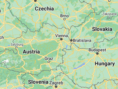Map showing location of Bad Vöslau (47.96533, 16.21359)
