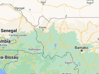 Map showing location of Bafoulabé (13.8065, -10.8321)