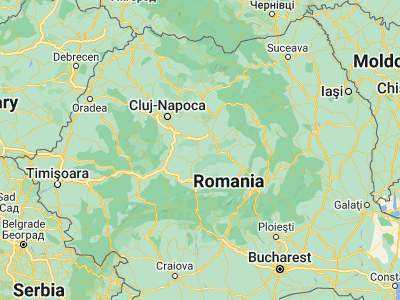 Map showing location of Băgaciu (46.26667, 24.36667)