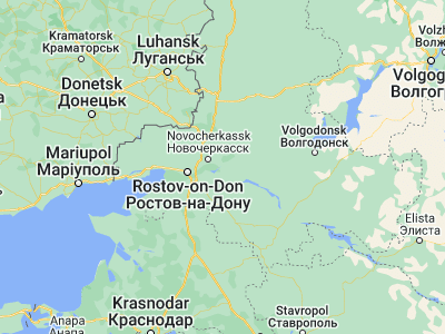 Map showing location of Bagayevskaya (47.32411, 40.38791)