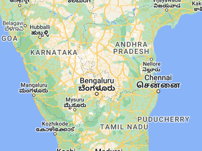 Map showing location of Bāgepalli (13.78472, 77.79306)