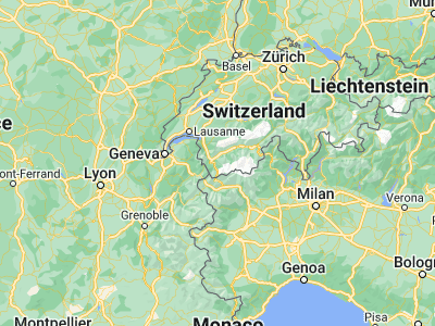 Map showing location of Bagnes (46.08333, 7.21667)