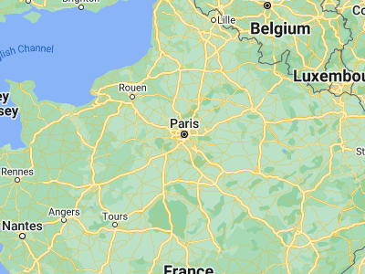 Map showing location of Bagneux (48.79564, 2.30796)