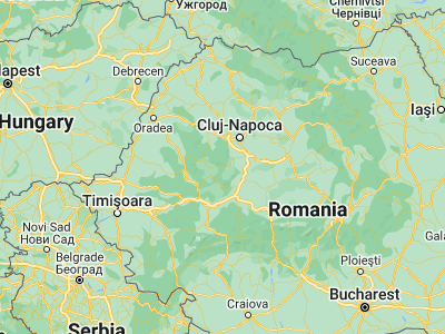 Map showing location of Baia de Arieş (46.38045, 23.28115)