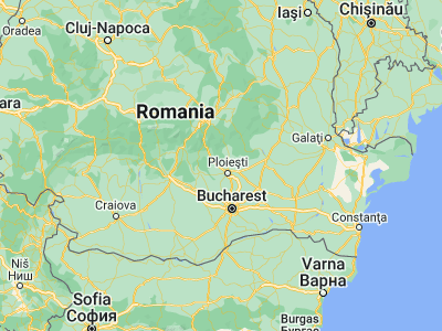 Map showing location of Băicoi (45.03333, 25.85)