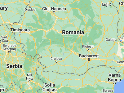 Map showing location of Băile Govora (45.08333, 24.18333)