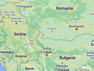 Map showing location of Băileşti (44.01667, 23.35)