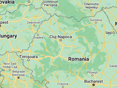 Map showing location of Băişoara (46.58333, 23.46667)