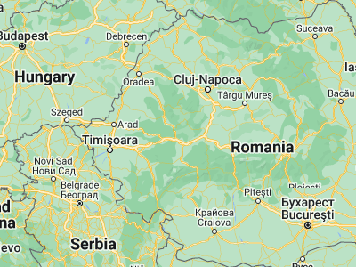 Map showing location of Băiţa (46.03333, 22.9)