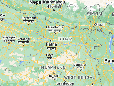 Map showing location of Bakhtiyārpur (25.45931, 85.53301)