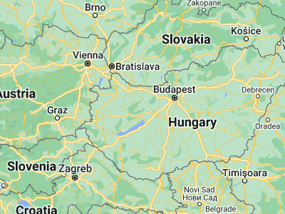 Map showing location of Bakonycsernye (47.32395, 18.07509)