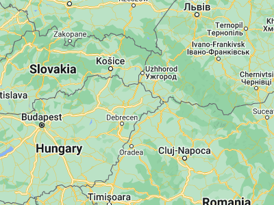 Map showing location of Baktalórántháza (48, 22.08333)
