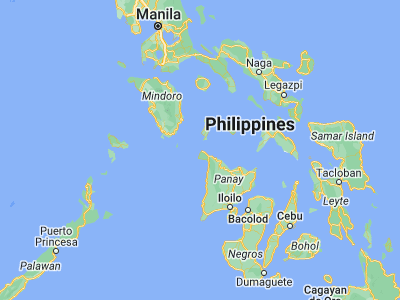 Map showing location of Balabag (11.97, 121.91917)