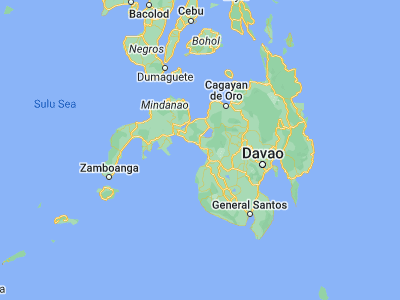 Map showing location of Balabagan (7.52639, 124.11417)