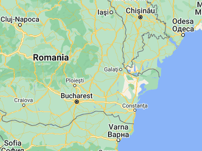 Map showing location of Bălăceanu (45.26667, 27.15)