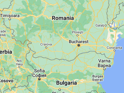 Map showing location of Balaci (44.35, 24.91667)