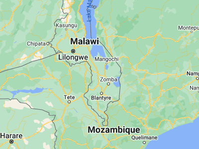 Map showing location of Balaka (-14.97928, 34.95575)
