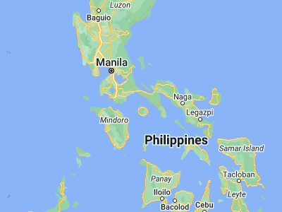 Map showing location of Balanacan (13.5289, 121.8677)