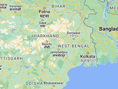 Map showing location of Balarāmpur (23.11667, 86.21667)
