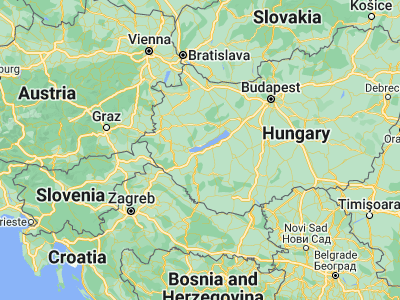 Map showing location of Balatonfenyves (46.71542, 17.49223)