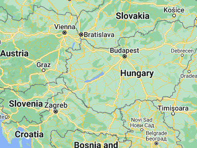 Map showing location of Balatonfüred (46.96188, 17.87187)