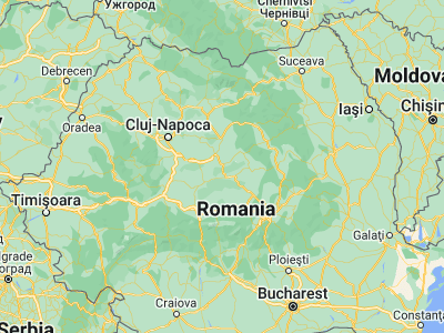 Map showing location of Bălăuşeri (46.4, 24.68333)